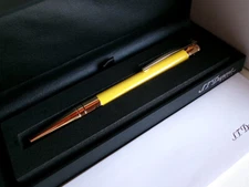 S.T. Dupont D-Initial Ballpoint Pen Vanilla/Golden