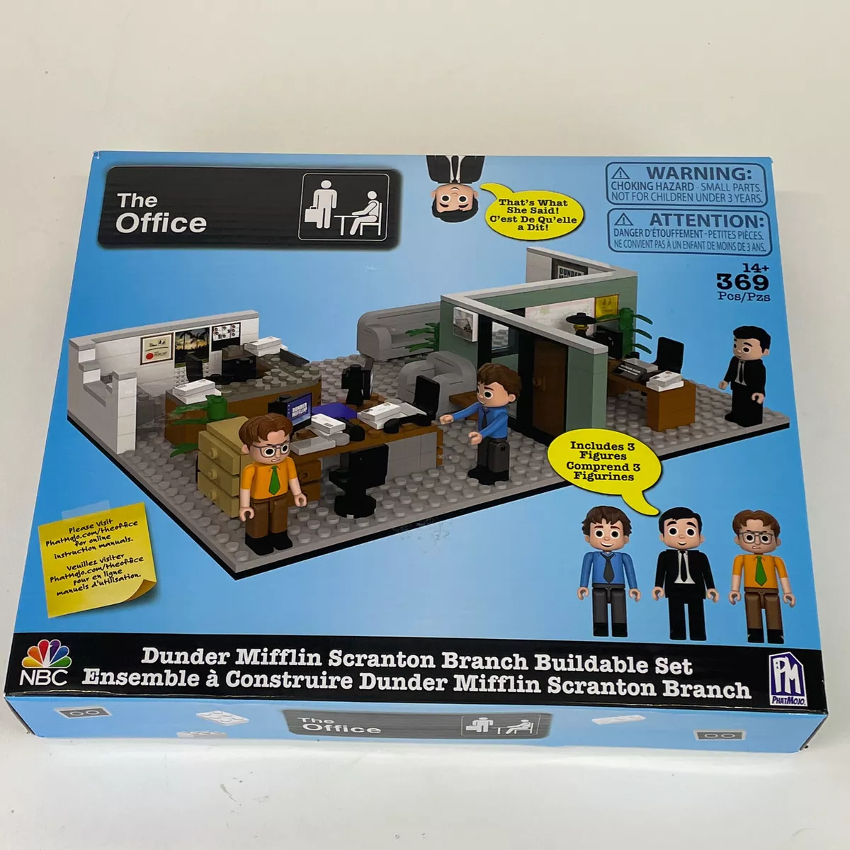 The Office Dunder Mifflin Scranton Branch Buildable Construction Set