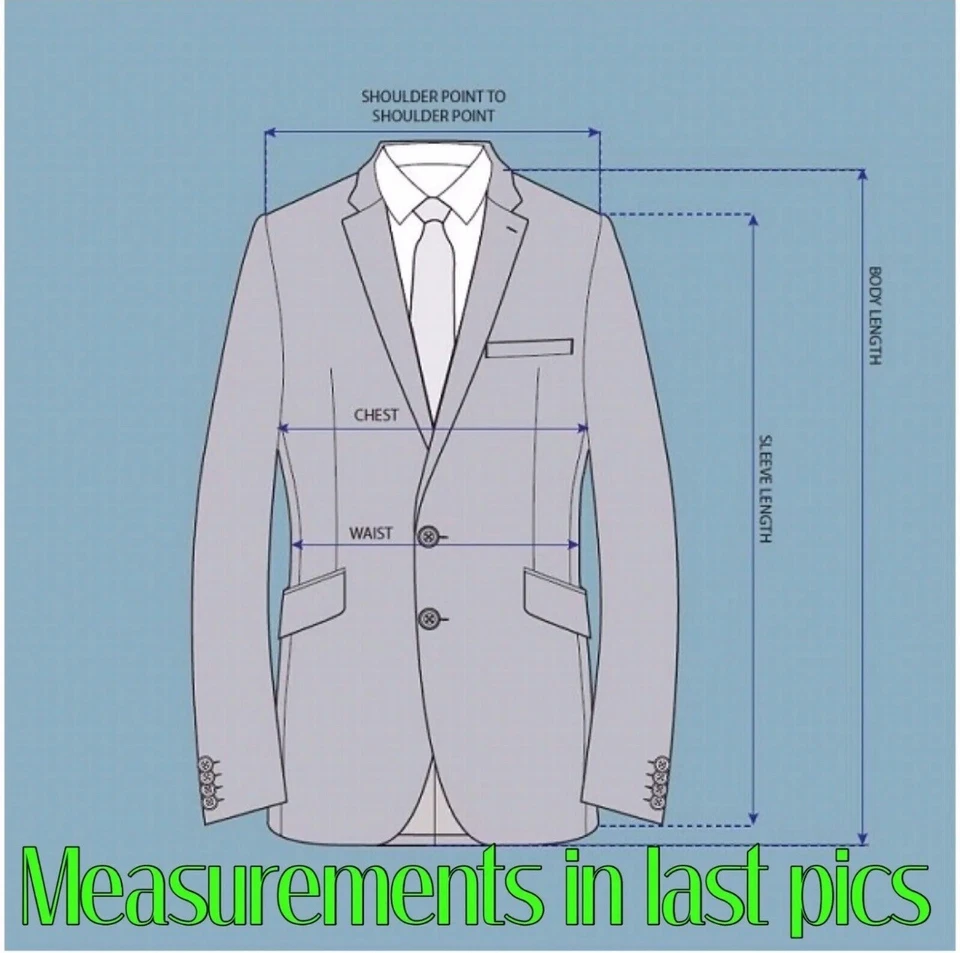 Chaps By Ralph Lauren Traje Chaqueta Marrón Blazer 40R Abrigo Foto 2 de 4