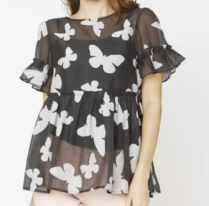 peplum top vero moda