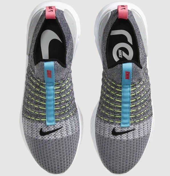 Nike React Phantom Run FK 2 Grey/Flash Crimson Men display picture 3