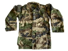 Genuine French Army T4 Camouflage Combat Jacket Camo Vintage Fatigue Used