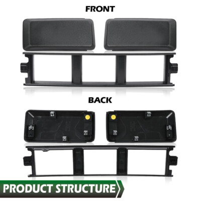 2018-2020 F150 Lower Grille Trim Front Lower Bumper Cover & Grille Trim Panel For 2018-2020 Ford F150 - Black, Direct Replacement F150 Grille Trim - Foto 3