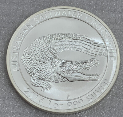 AUSTRALIA 1oz 銀貨 2014 CROCODILE .999 Buy 2014 Australia 1 oz Silver Saltwater Crocodile BU | APMEX