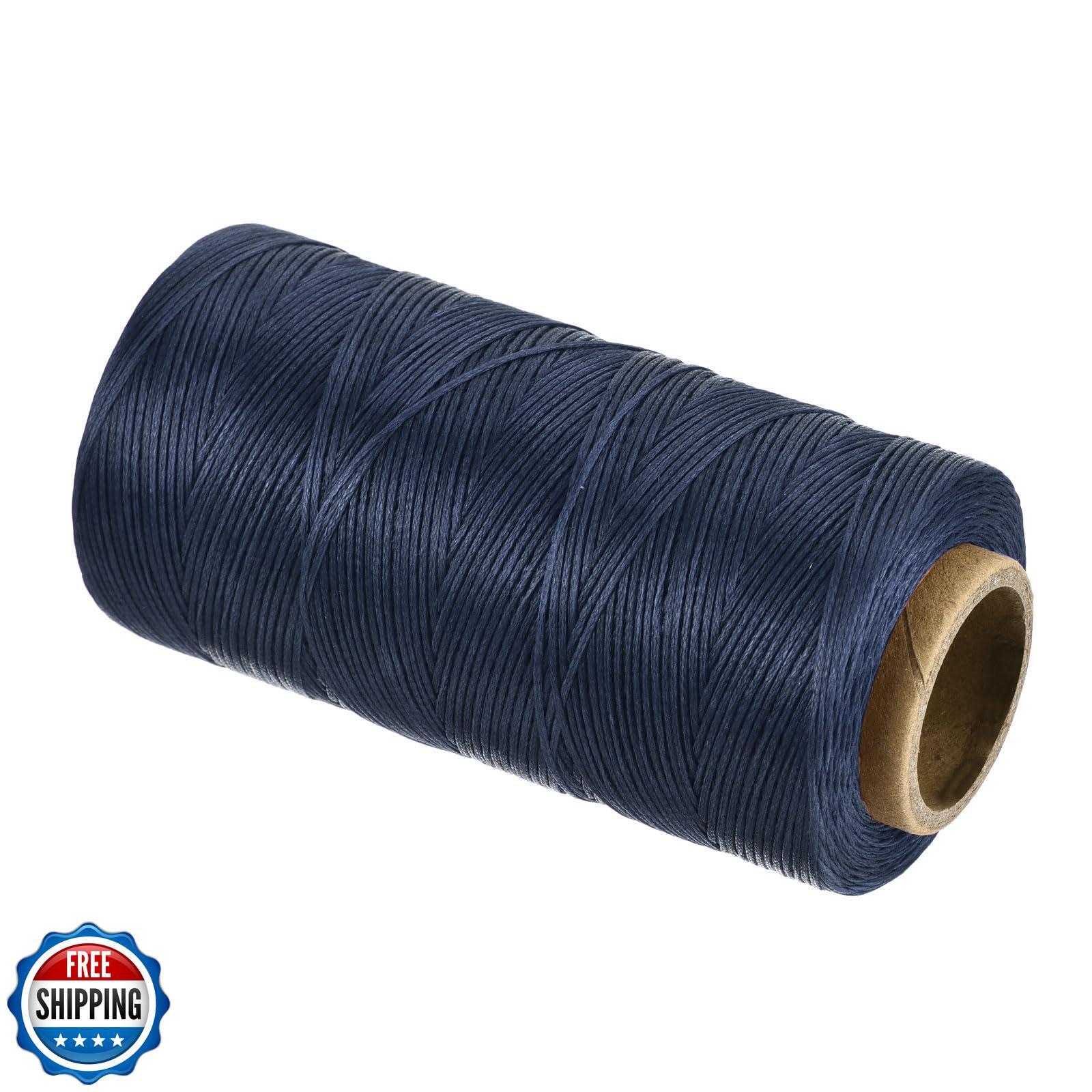 MECCANIXITY 197Yd 1mm 210D Polyester Waxed Thread for Leather Craft