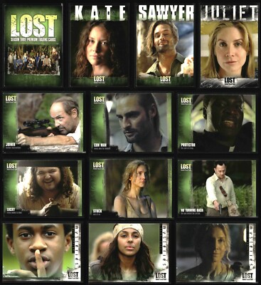 2007 Inkworks - Lost Season 3 - #1-#90 Set Building Updated 12/12
