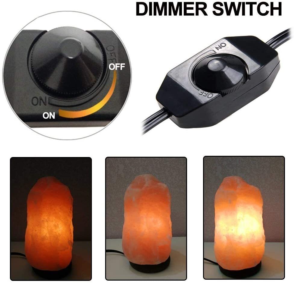 Salt Lamp Power Cord Cable 1.8m & Dimmer Control ON OFF Button Switch Bulb AU eBay