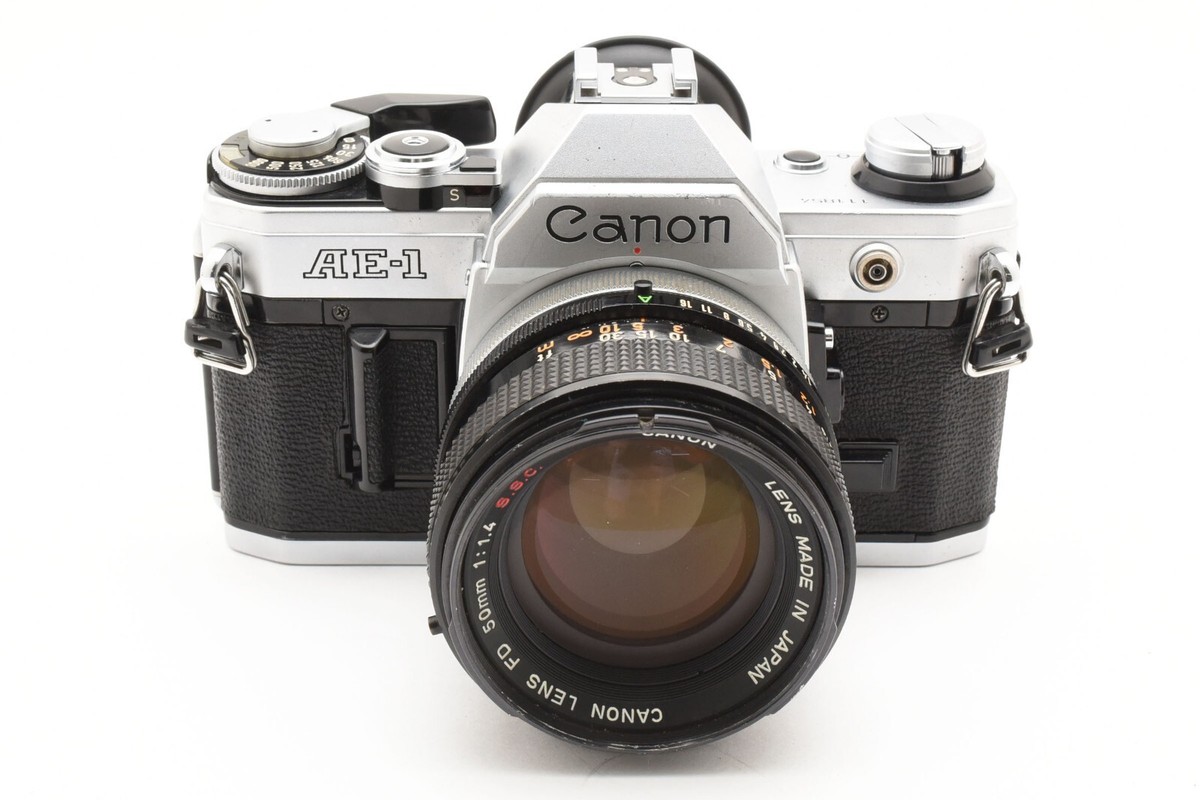 Exc+5* Canon AE-1 SLR Film Camera FD 50mm f/1.4 s.s.c. From Japan