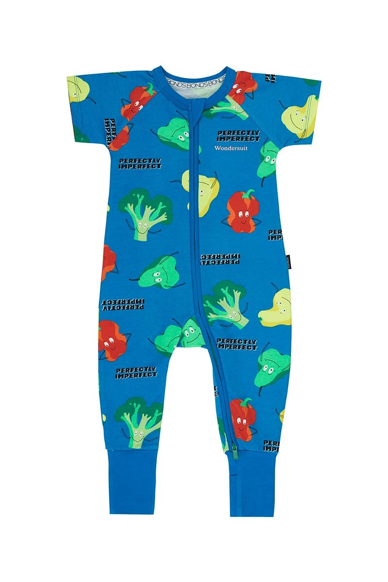 Bonds short sleeve store zip wondersuit
