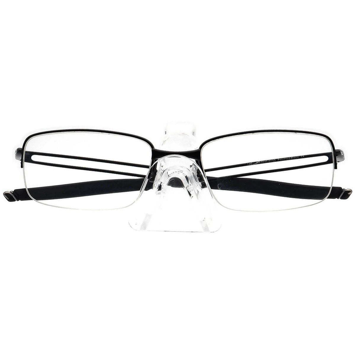 Oakley Eyeglasses OX5045-0153 Frag Polished Black Half Rim  display picture 1