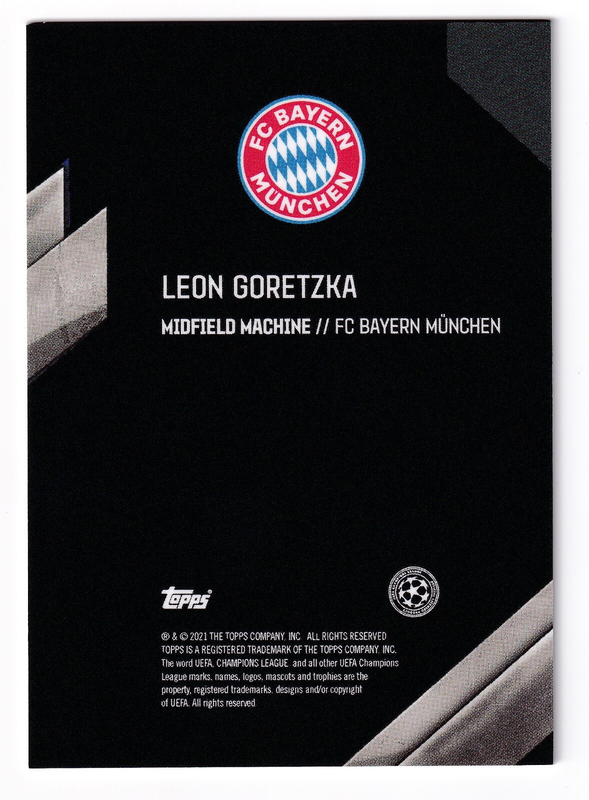 Weston McKennie Curated Set Leon Goretzka Autograph Red Parallel Card