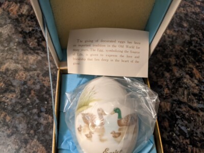 Noritake Bone China - 1975 Easter Egg Ducks w/Box