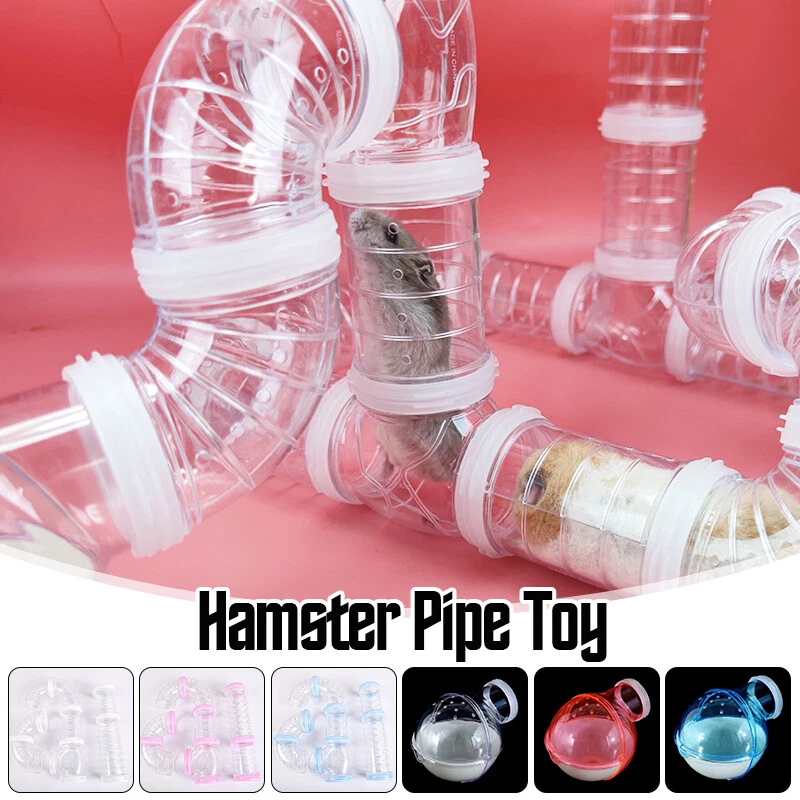 Игрушка хомяковая трубка расширяемый хомяк туннель среда обитания аксессуары для маленьких домашних животных сделай сам - Изображение 2 из 4
