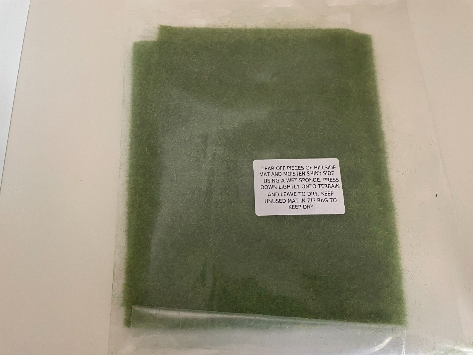 Javis Spring Green Rough Terrain Mat 380mm x 165mm Model Railway Scenery (JHILL)