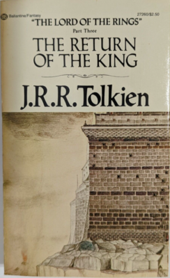 The Return of the King JRR Tolkien Ballantine Books Vintage 1978