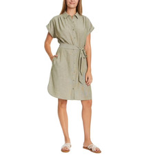 Nine West Women's Shirt Dress Size XS Olive