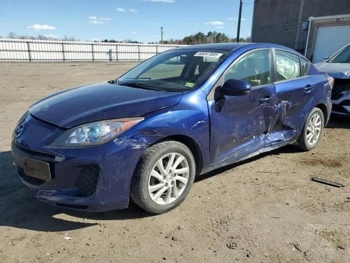 Passenger Side View Mirror Power Non-heated Fits 10-13 MAZDA 3 4887146
