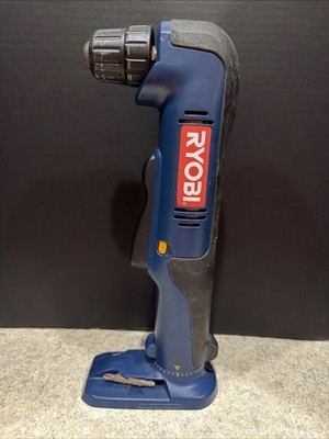 Ryobi P240 Compact Cordless Right Angle Drill Blue Keyless Chuck  No Battery