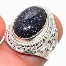 Sunstone Gemstone 925 Sterling Silver Jewelry All Size Ring For Gift