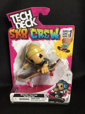 Tech Deck Sk8 Crew Single Pack Series 1 Yellow Hotdog Board | eBay