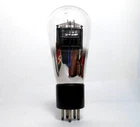 GE #46 VT-63 Type Hanging Filament Black Plate Globe Power Output Tube Test 98%