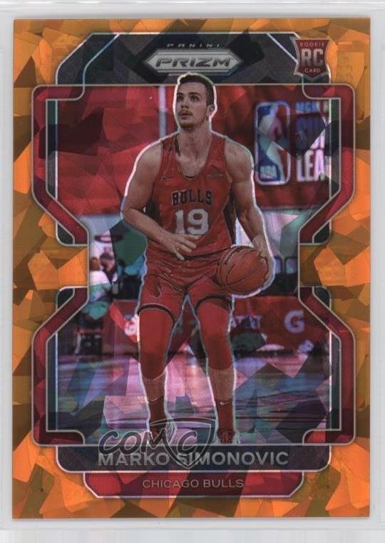 2021-22 Panini Prizm Orange Ice Prizm Marko Simonovic #166 11es