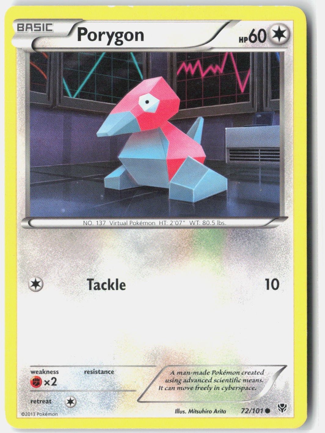 Porygon Plasma Blast 72/101 Pokemon Card