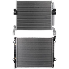 Aluminum Radiator & AC Condenser Cooling Kit For Toyota Tacoma 2012-2015