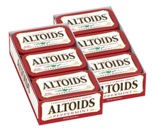 ALTOIDS Classic Peppermint Breath Mints, 1.76-Ounce Tin Pack of 12
