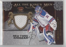 2011 Panini Crown Royale All the King's Men Memorabilia Henrik Lundqvist HOF av1
