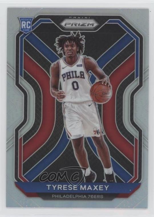 2020-21 Panini Prizm Silver Prizm Tyrese Maxey #256 1ey4