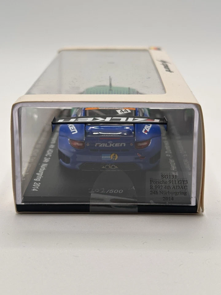 Spark 1/43 Porsche 997 Gt3 E #44 Falken 2014 SG131 Limited rare - Immagine 4 di 4