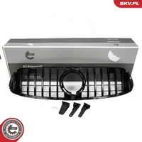 Esen SKV KüHlergrill KüHlergitter Schwarz GläNzend FüR Mercedes-Benz GLC X253