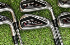 Titleist AP1 716 Irons, 5–PW, True Temper AMT Stiff Flex Shafts, Lamkin Grips