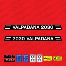 Adesivi di Ricambio Valpadana 2030 – Kit Decalcomanie Trattore Aftermarket