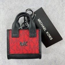 Michael Kors Micro Signature Logo Case for Apple AirPods Red