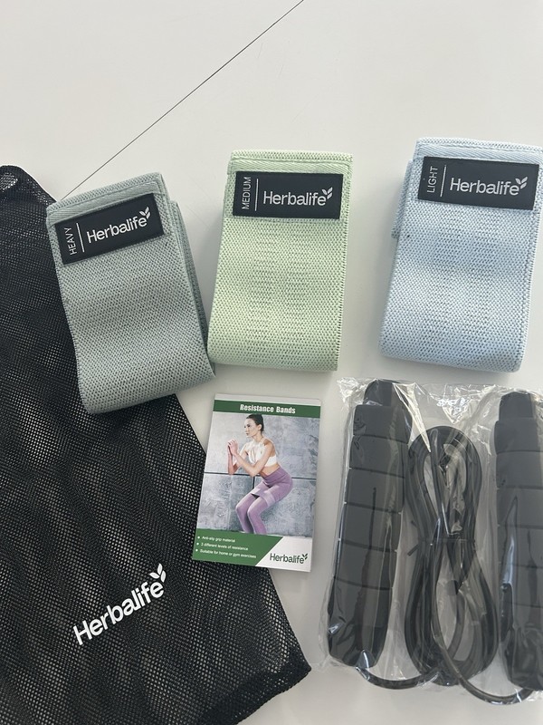 Resistance Bands (Light,medium and heavy)  and Jump Rope Set