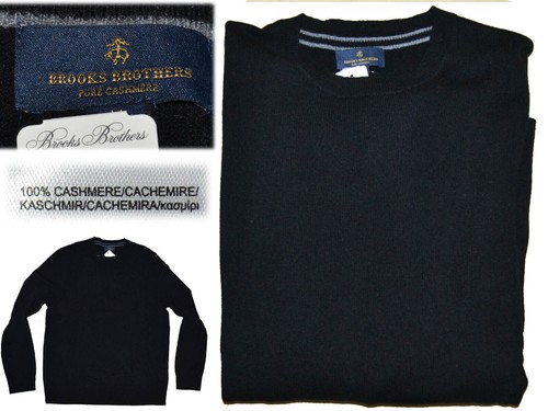Maglione da uomo BROOKS BROTHERS 100% CASHMERE taglia L BB05 T1P