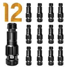 12Pack Low Voltage Wire Connector 12-20 Gauge Fastlock Cable Connectors Repla