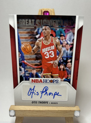 THEHOOPERS ポストカード OTIS THORPE 2024-25 Panini Hoops Great SIGnificance AUTOGRAPH
