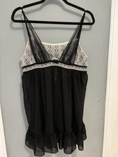 Betsey Johnson Babydoll Slip/Night gown Vintage Y2K Size L