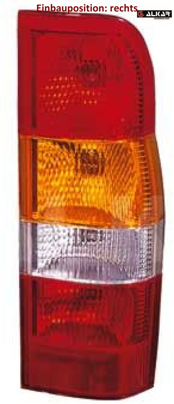ALKAR 2202960 Heckleuchte rechts Rücklicht Hecklicht Rückleuchte für Ford
