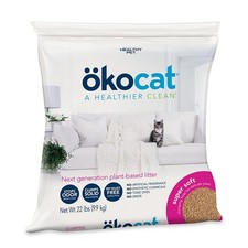  kocat Super Soft Wood Clumping Cat Litter, Unscented, 22 pounds XL - Natural...