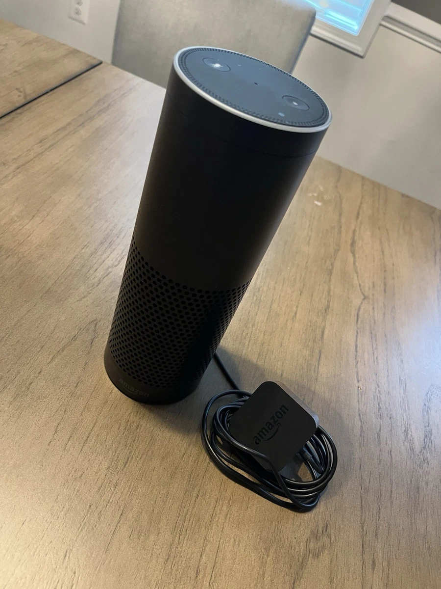 Preços baixos em Amazon Echo (1st Generation) Alexa preta Alto