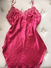 Victorias Secrete Pink Lace Fairy Coquette Slip Dress Size Medium