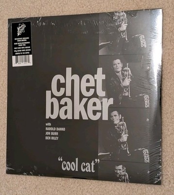Chet Baker ''Cool Cat'' Silver Vinyl Amoeba Music Exclusive Sealed