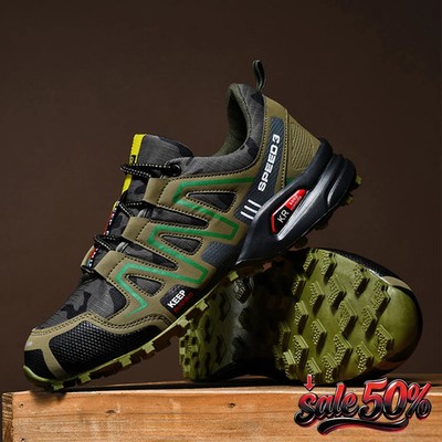 Outdoor Hiking Shoes Fashion Trail Running Trekking Sneaker Men Motorcycle Boots