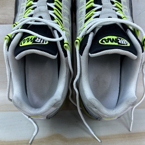Nike Air Max 24-7 Talla 12 Negro Gris Voltio Amarillo 397252-002 - Imagen 14 de 17