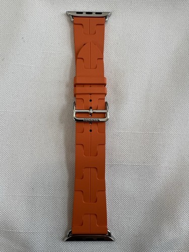 Apple Watch Hermès - 45mm Orange Kilim Single Tour Band.