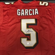 JEFF GARCIA SIGNED AUTOGRAPHED SAN FRANCISCO 49ERS CUSTOM JERSEY BECKETT BAS COA